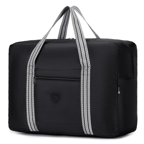 SUCIKORIO 55x40x23 Lufthansa Handgepäck Tasche für Flugzeug, 50L Wasserdicht Faltbare Reisetasche Handgepäcktasche Leicht Groß Carry On Cabin Luggage für Reisen, Gym, Weekender