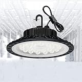 LED High Bay Light, 100W 12000LM UFO LED High Bay Lights with US Plug 5' Cable, 6500K Super Bright...