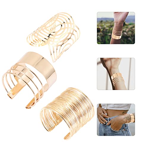 Bracelets ouverts réglables avec structure robuste en lot de 4 pièces