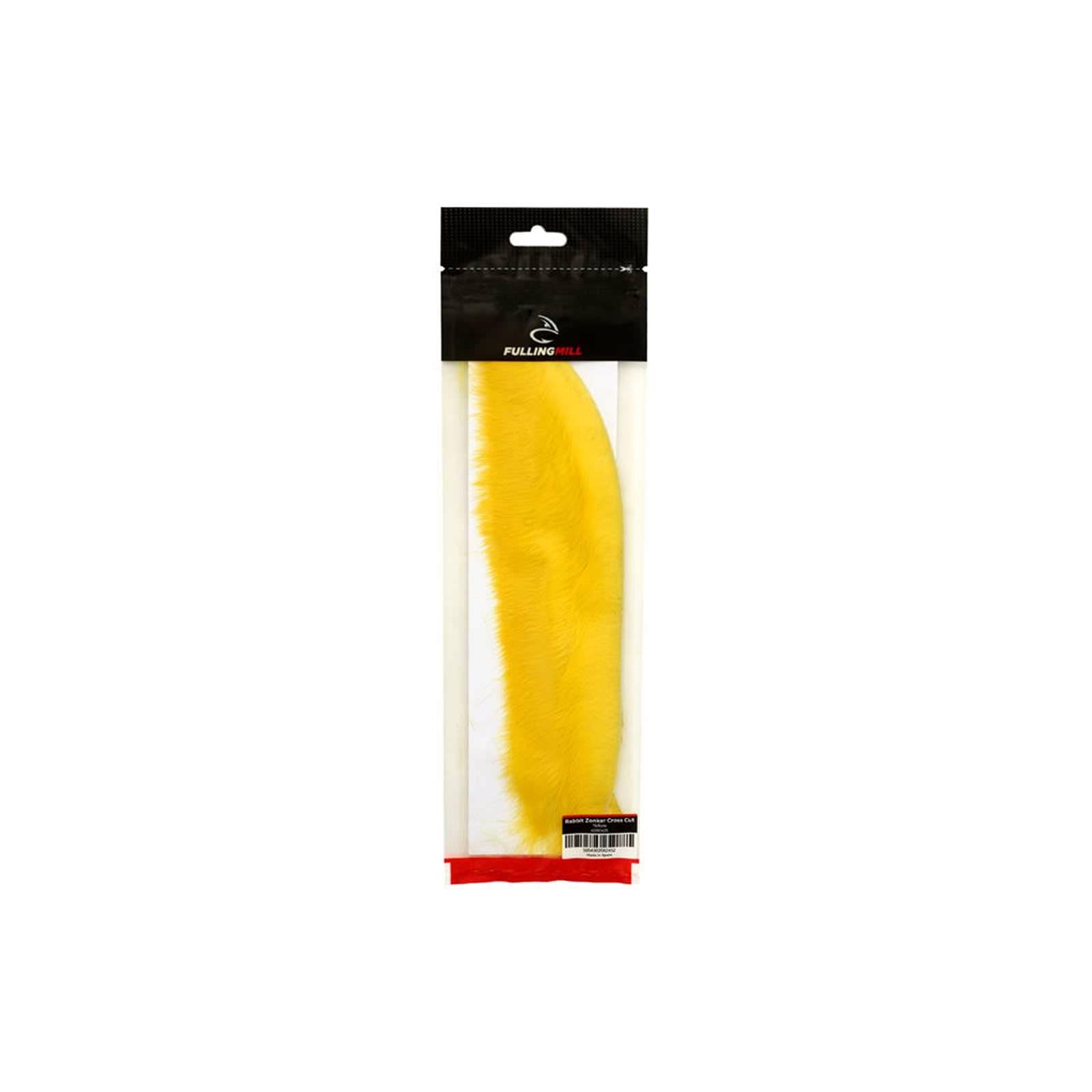 Fulling Mill Rabbit Zonker Cross Cut (Yellow)
