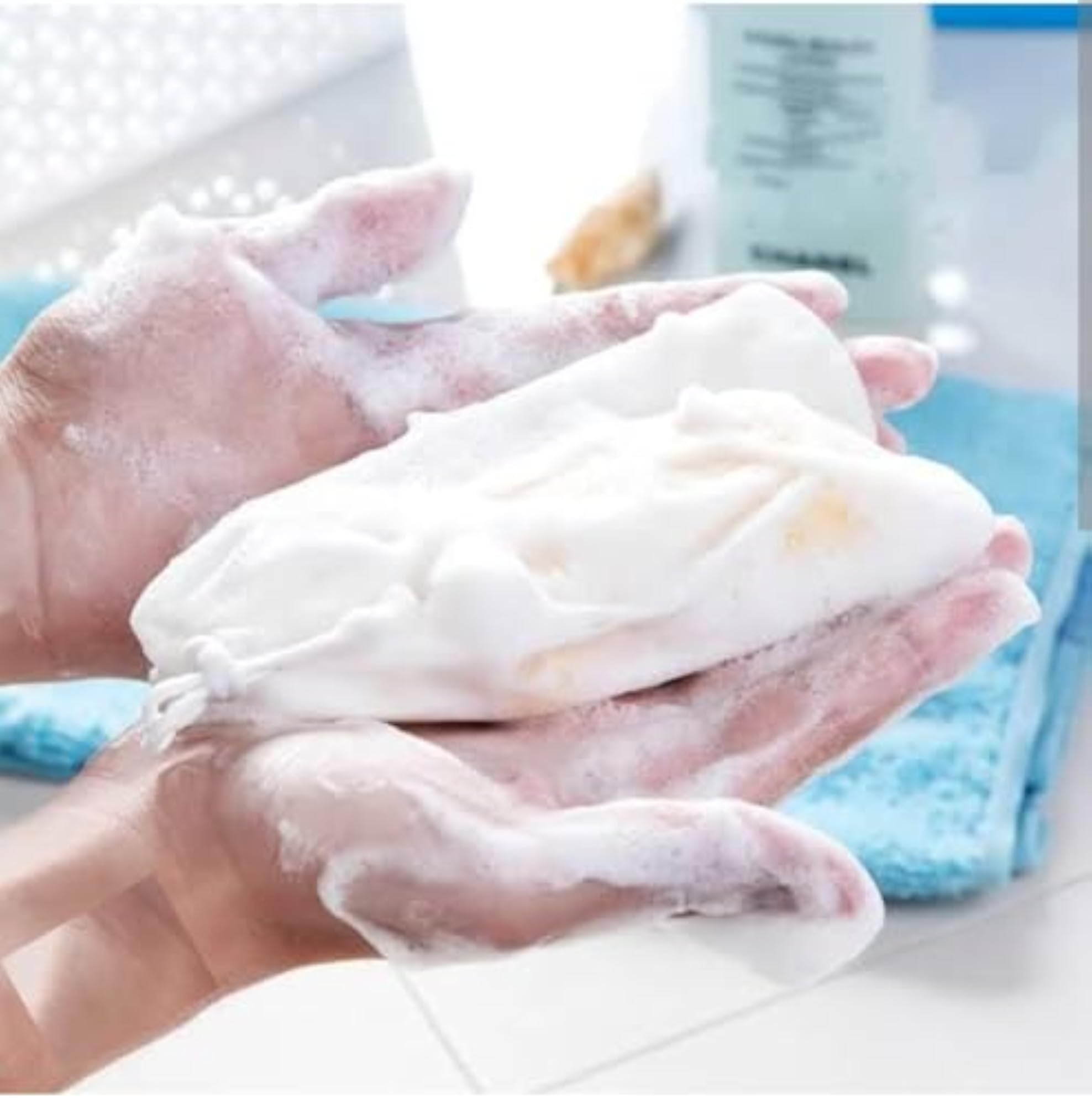 6pcs Exfoliating Mesh Soap Pouch Set, Bath Accessories