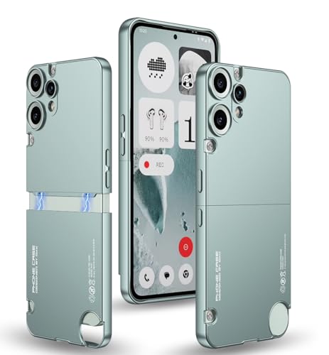 Image of BOUNCEBACK Polycarbonate Hybrid Back Case Cover for Nothing CMF Phone 2 Pro|All Over Protection|Shockproof |Dual Tone Slim Back Case Cover for Nothing CMF Phone 2 Pro - (Light Green)