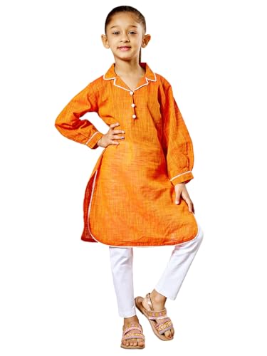 Kurta pour fille et legging blanc : l'ensemble décontracté et élégant au quotidien