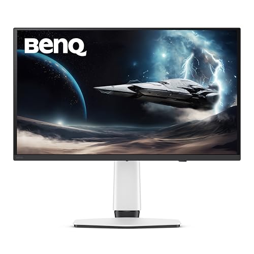 Image of BenQ MOBIUZ EX271QZ 27 inch Gaming Monitor, 3rd Gen QD-OLED, 500Hz, 0.03ms, HDMI2.1, USB-C, VESA DisplayHDR True Black 500, MOBIUZ Color Tuning, eARC, 3-Year OLED Warranty