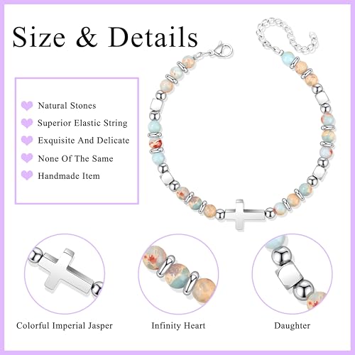 Image of JoycuFF Teen Jewelry Bracelets for Teen Teenage Gifts Ideas Trendy Stuff, 6 8 9 10 11 12 13th 16 Year Old Birthday East Christmas Gifts