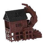 Pour divers environnements : idéal pour salles d'étude, salons ou bureaux, ajoutant une touche unique à n'importe quel espace, ornement de chinois, figurine de maison