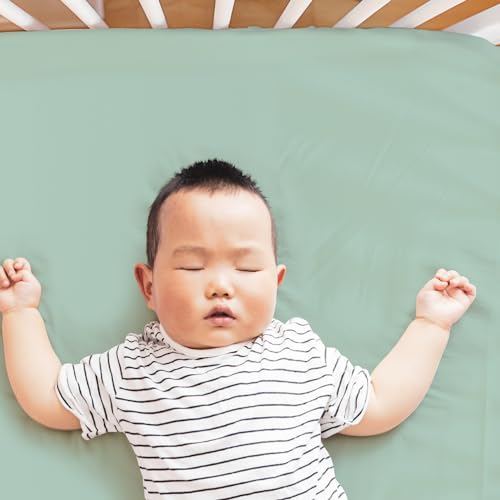 The Peanutshell 1998MFS4 Crib Sheets, Neutral thumb #3