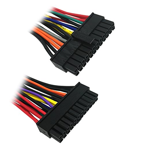 COMEAP 24 pin Femmina per Mini 24 pin Maschio ATX Main Adattatore di alimentazione Cavo per DELL Optiplex 380 580 760 780 960 980 3,94 pollici (10 cm) - Alimentatore - Immagine 1