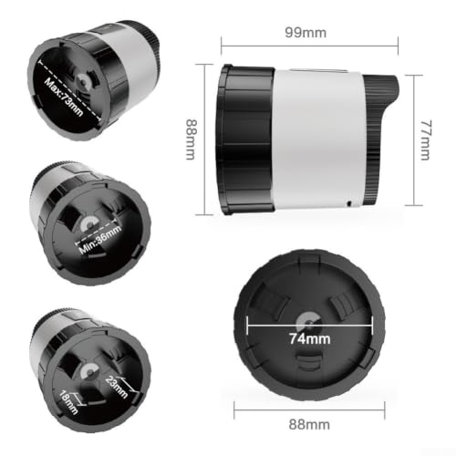 Cámara ocular digital WiFi 2K FHD portátil para telescopio y astrofotografía digital 8