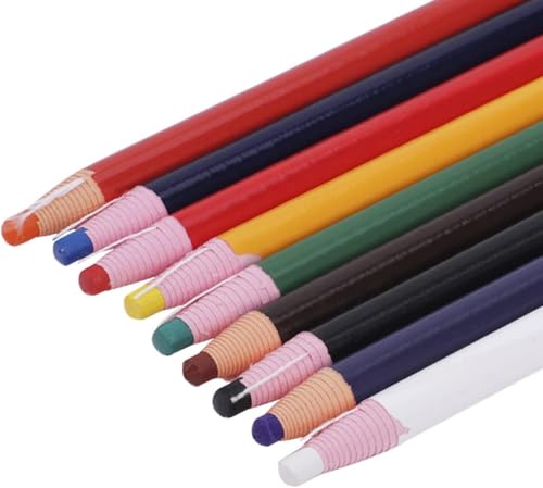 Peel-Off Wax China Marker Set - 9 Pcs