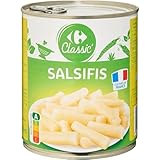 Salsifis en conserve 500 g, cultivés en France, bocal pratique avec ouverture facile, rece...