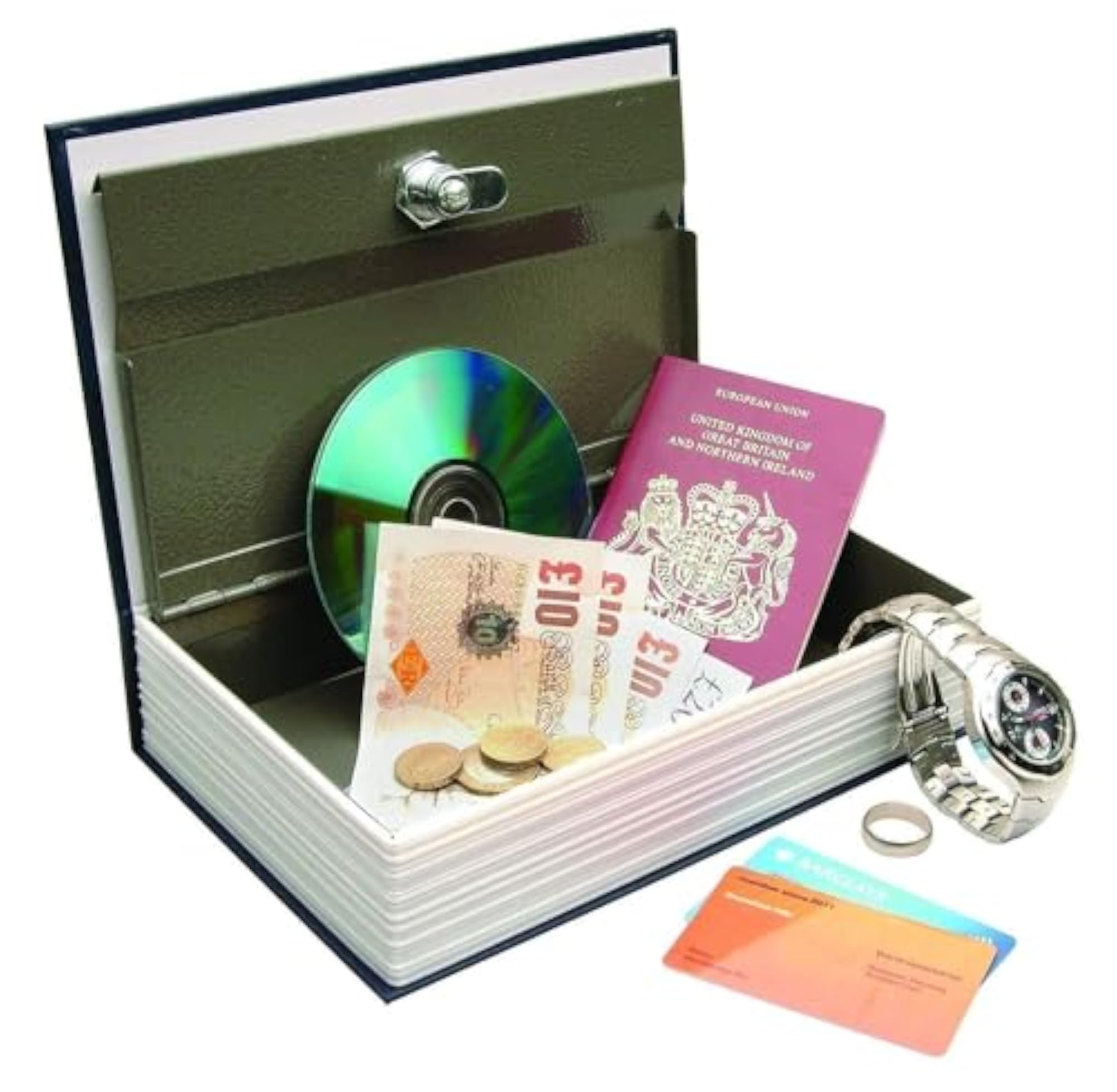 Hidden Book Safe - Small Dictionary Locker with Key Lock