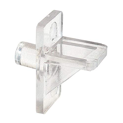 Prime-Line EP 9384 Shelf Support Pegs, 5 mm. Diameter, Plastic, Clear (12 Pack)