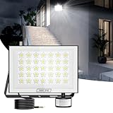 Viugreum 100W LED Strahler mit Bewegungsmelder Außen, Superhell 10000LM Außenstrahler mit...