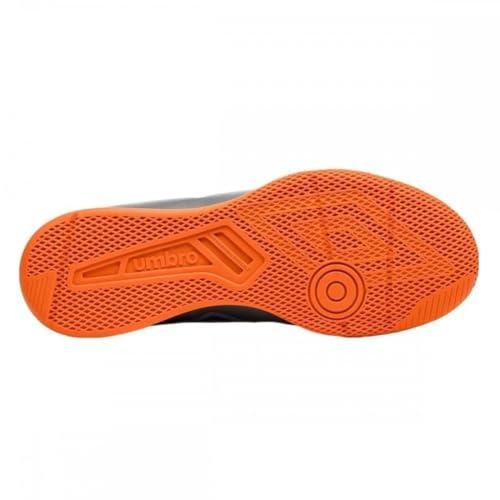 Chuteira Umbro Class Futsal Cinza e Laranja 41