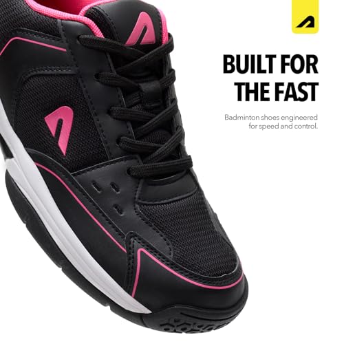 Image of Boldfit Badminton Shoes for Women Breathable Anti Skid Sports Shoes for Shuttle Non Marking Girls Shoe for Professional Match & Indoor Court Sports