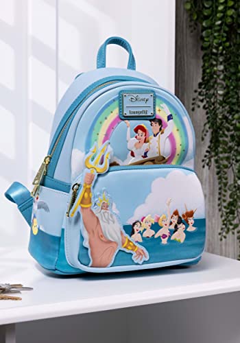 Loungefly Disney The Little Mermaid Triton's Gift Mini Backpack - Princess Ariel's Wedding Day Blessing2