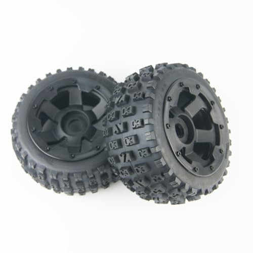 TITRACING Rear Knobby Tires Wheels for hpi rovan kingmotor baja 5b 5t 5sc Buggy