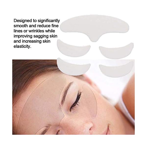 Face-Wrinkle-Pads-for-Men-Women-5-Pack-Reusable-Face-Lift-Mask-Anti-Wrinkle-Silicone-Patches-for-Forehead-Eye-Smile-Wrinkle-Lines-Treatment xuuyuu Face Wrinkle Pads for Men Women 5 Pack Reusable Face Lift Anti Wrinkle Silicone Patches for Forehead Eye Smile Wrinkle Lines Treatment