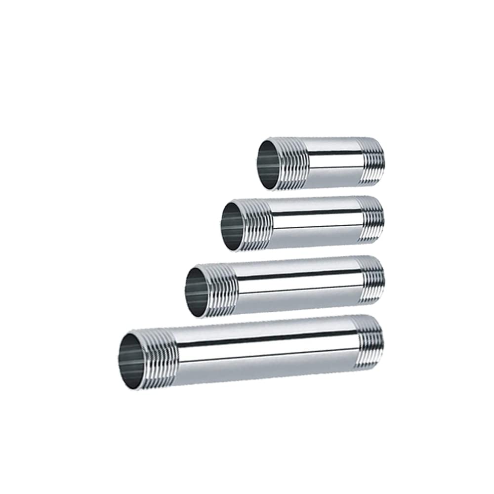 Roestvrij stalen buisfitting - mannelijk schroefdraad voor lucht, water, brandstof (DN25 1 150mm