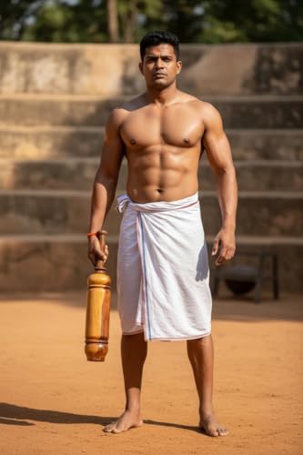 Image of CD Design (4kg - 5kg) Wooden Mugdar, Handcrafted Indian Exercise Club, Premium Wood, Traditional Fitness Training Equipment (4, Kilograms)