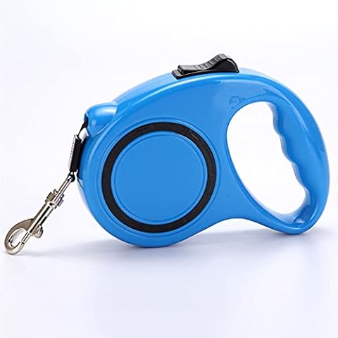 Hundeleine, Blaue Einziehbare Hundeleine, Rollleinen für Hunde, Einziehbare Hundeleine aus Nylon Cover