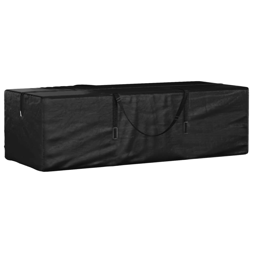 Borsa per cuscino da giardino, 135 x 40 x 55 cm, impermeabile, resistente ai raggi UV, in polietilene robusto per terrazze ed esterni