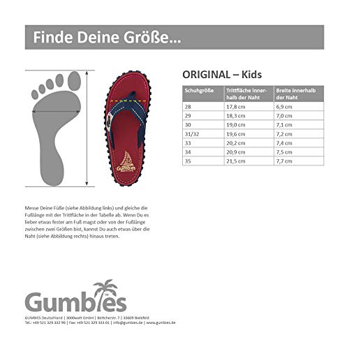 Gumbies Modello originale Kids| Infradito bambini