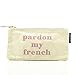 Zip PC016 Pouch: Pardon my French - Modischer Reißverschlussbeutel