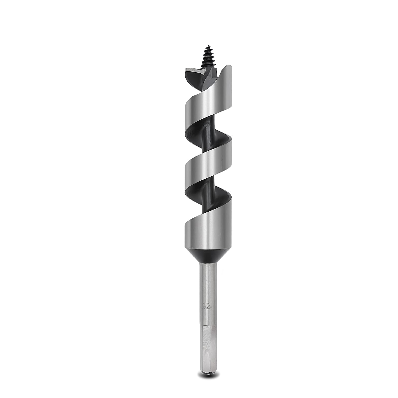 1-1/4 inch x 9 inch Auger Drill Bit for Wood,Hex Shank Ship Auger Bit for Soft Wood, Hard Wood, Plastic, Composite Materials and DIY Projects