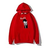 Noragami 2021 New Anime Hoodies Casual Hooded Sweatshirt Unisex Clothing (red,X-Large)