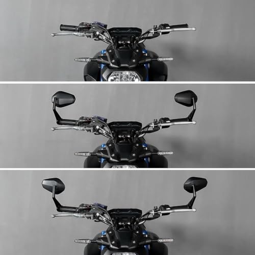 Espejo retrovisor lateral manillar motocicleta repuesto para XT600E y TDM900 6