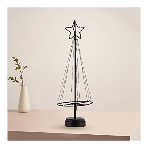 Preisvergleich Produktbild Huabei2 Tischlampe Nachtlampe Lüster Wandleuchte Boden Dekorative Tischlampe Dekoration Schlafzimmer Nachttischlampen Schreibtischlampen kreativer Baum Net Rote Lampe Mädchen-Herz Romantik