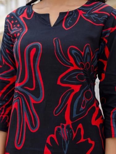 Image of feranoid Elegant V-Neck 3 /4 Sleeve Kurta & Pant Co-ord Set (S-XXL)