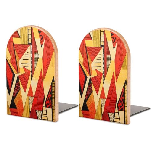 Sujetalibros de estilo africano para evitar caídas de libros pesados 2