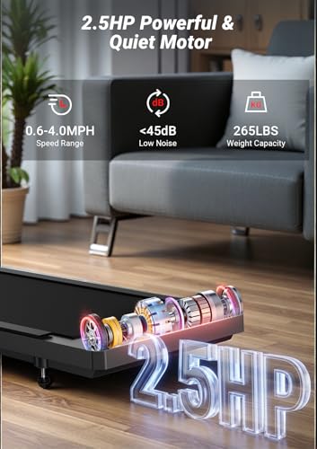 Portable Walking Pad with 5% Incline