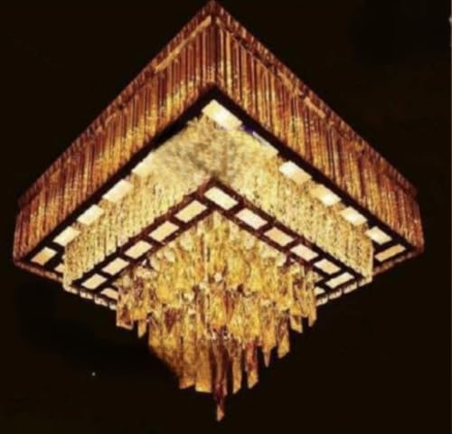 Image of Sanleen Enterprise Square Chandelier for Room, Office, Multicolour