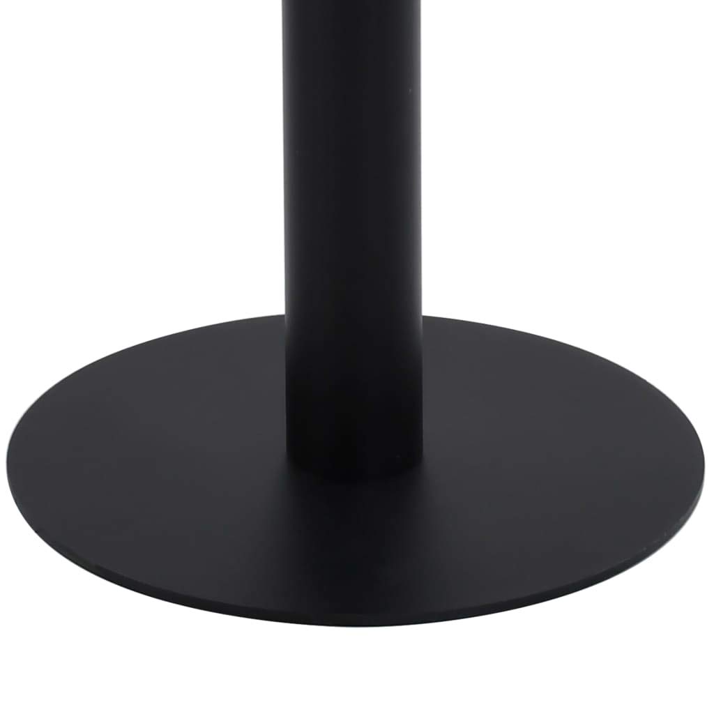 vidaXL Bistrotisch für 2 Personen Bartisch Bartresen Stehtisch Tresentisch Esstisch Tisch Küchentisch Partytisch Dunkelbraun 50x50cm MDF