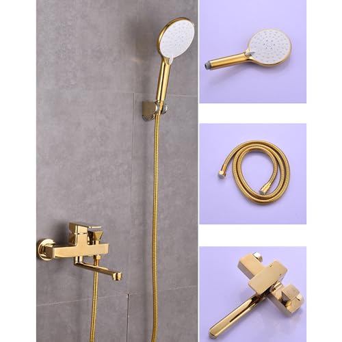 Mitigeur bain douche laiton or mitigeur baignoire avec douchette