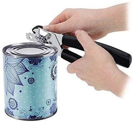 Eagle Enterprise Multipurpose Manual Can Opener and Bottle Opener, Tin Cutter with Smooth Edge Comfortable & Anti Slip Hand Grip Multi