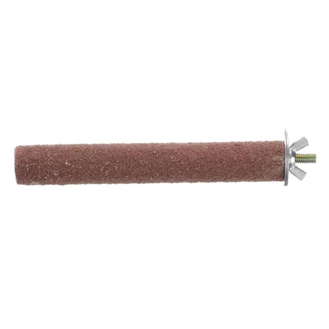 1pc 14cm Pumice Stone Perch Nail Trimmer Budgie Canary Finch Cockatiel Parakeet Pet Toys for Bird Accessories Random Color