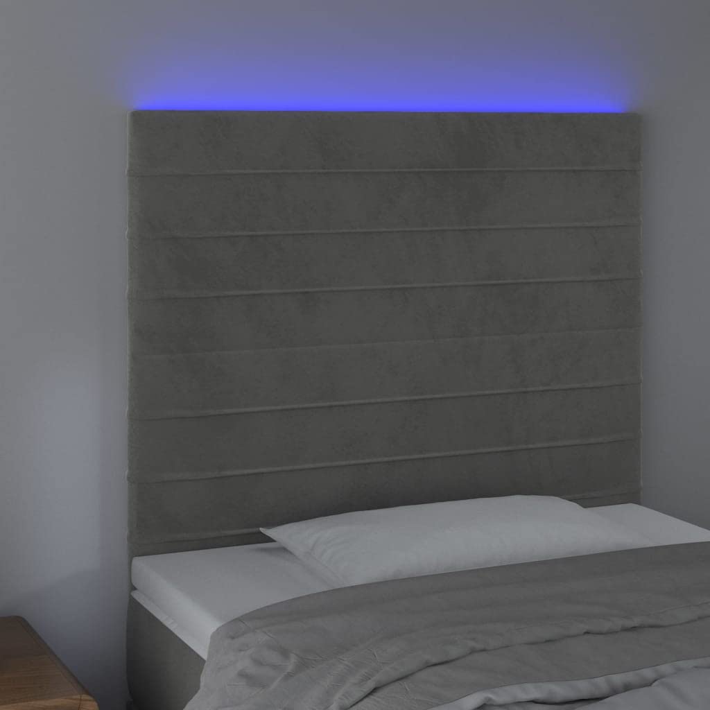 Generisch Groß Kissen Divano Kopfkeil für Bett für Hotel, Zuhause, Büro, Outdoor-Reisen., (Hellgrau, 100 x 5 x 118/128 cm)