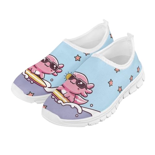 Axolotl Shoes for Girls Slip On Sneakers Kids Tennis Shoes Size 11-2,52