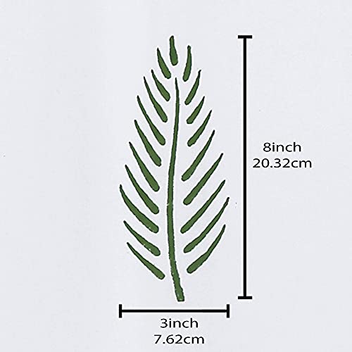 Image of LINENWALAS Cotton Curtains for Door Set of 2, Linen Textured Doors Curtains for Home Decor, Hangs Elegantly with Back Loops (4.5ft x 8.5 ft, Green Leaf), Grommets