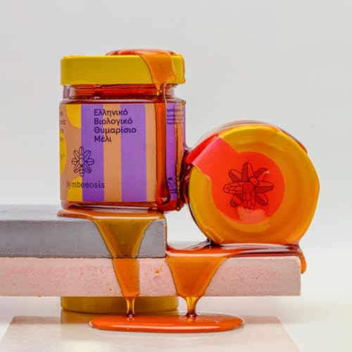 Miel orgánica de tomillo griego Symbeeosis 280g y 525g miniatura 2