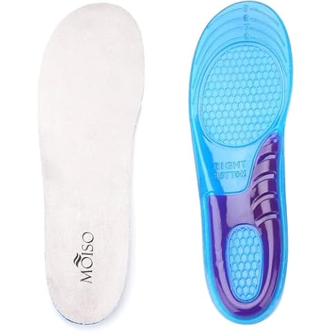 MOISO Gel Comfort Insoles for Shock Absorption Cover