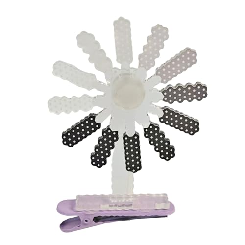 Pasador para el pelo, pinzas de peinado pequeñas, 3.15 x 2.36 x 0.39 pulgadas, tamaño compacto, bonito diseño de carga, diadema de sujeción fuerte, clip para la cabeza para adolescentes, niñas