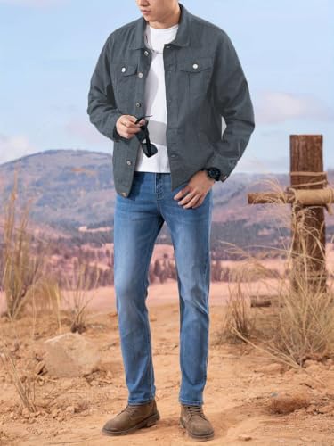 Image of TOPLOT Men's Jacket | Stylish Outerwear Design | Premium Quality | Regular Fit Structure | Comfortable Wear | Trendy Look Styling | Functional Layering | Perfect for Casual & Outdoor Wear (5266)