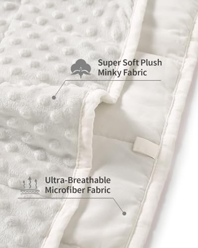 Image of Mr. Sandman Cooling Weighted Blanket for Adults, Queen Size 15 lbs, 60″x80″