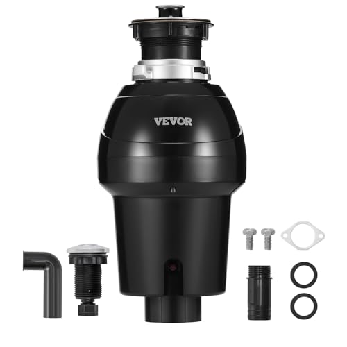 VEVOR Broyeur à Déchets d'Évier de Cuisine, 1 CV,...